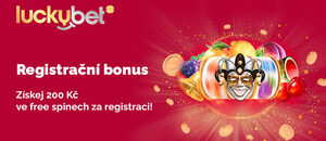 LuckyBet registrační bonus