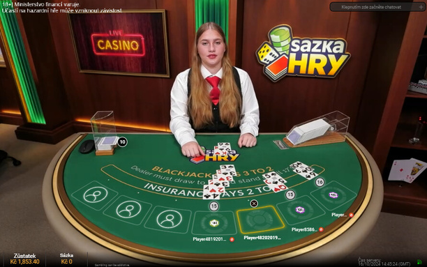 Live casino online pro české hráče – zahrajte si ZDE