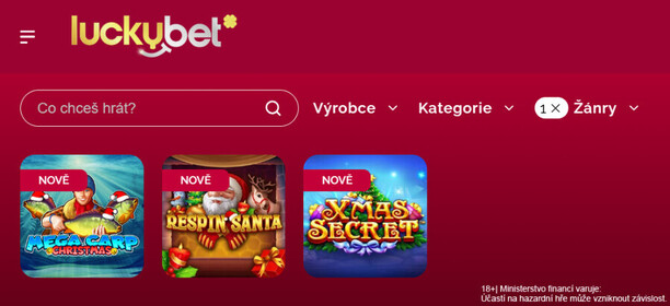 Automaty s vánoční tématikou v LuckyBet casinu