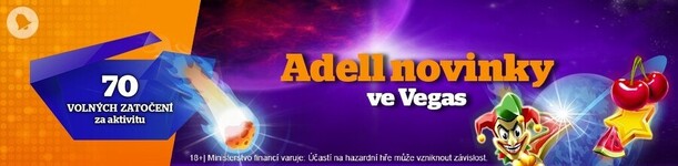 Adell novinky u Chance a 70 free spinů