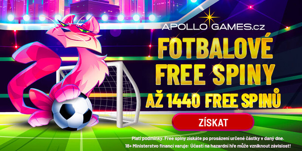 Získejte každý den free spiny v Apollo casinu.