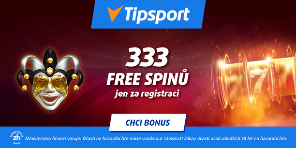 Získejte free spiny za registraci zdarma v Tipsport Vegas.