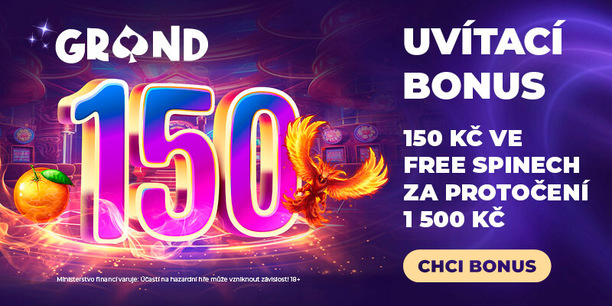 Získejte Grandwin bonus za registraci 150 free spinů