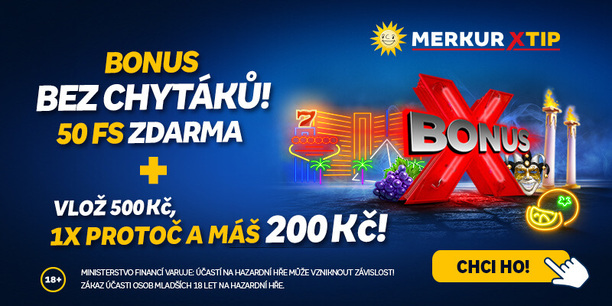 Nový Merkur bonus za registraci