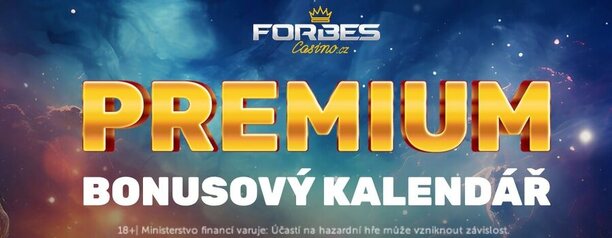 Prémium bonusový kalendář u Forbes casina