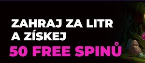 Grandwin 50 free spinů za litr