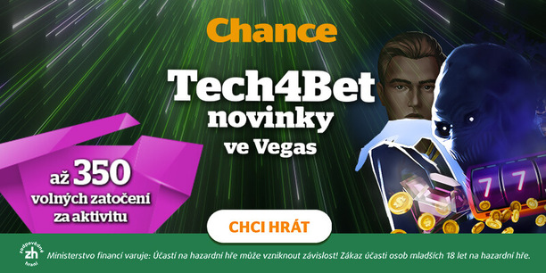 Tech4Bet novinky u Chance Vegas nabídnou až 350 free spinů