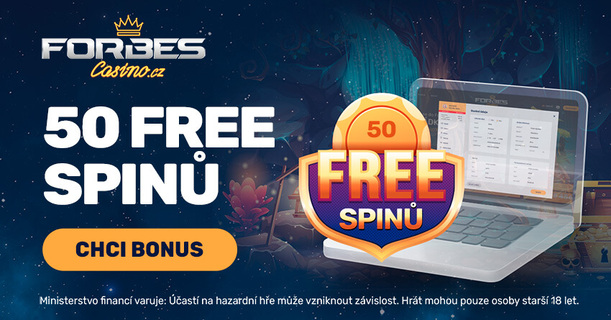 50 free spinů za registraci v casinu Forbes