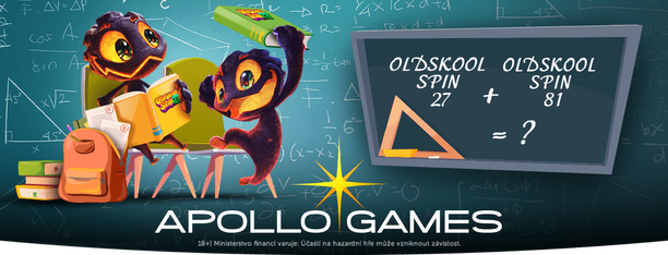 Oldskool akce u Apollo Games přináší až 70 free spinů