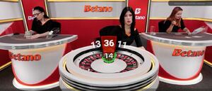 Betano live ruleta