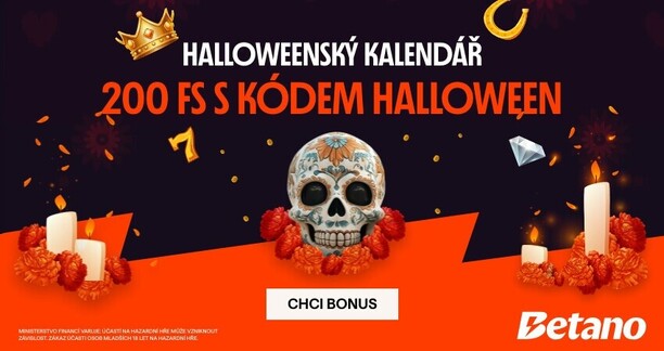 Betano halloweenský kalendář