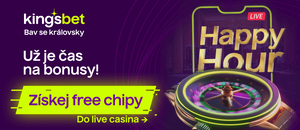 Happy Hours v Kingsbet – získat můžete free chipy do live casina