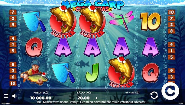 Mega Carp Christmas - hrací automat online - bonus