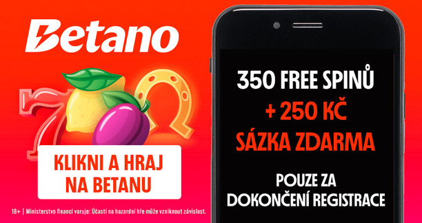 Betano extra registrační bonus